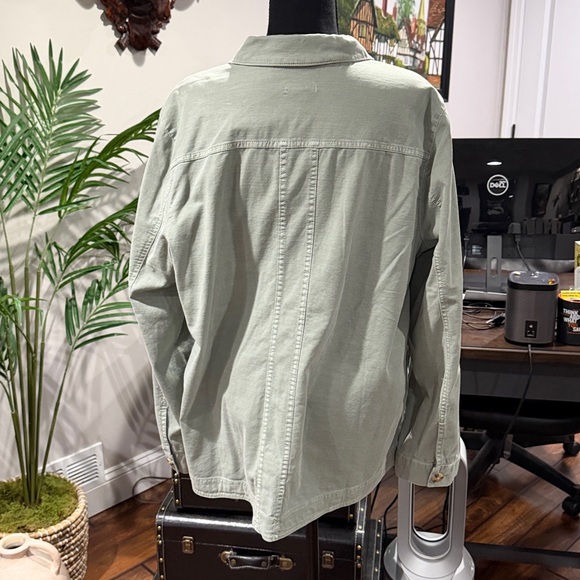 J. Jill light green button front utility jacket NWT
size Large - Picture 5 of 7